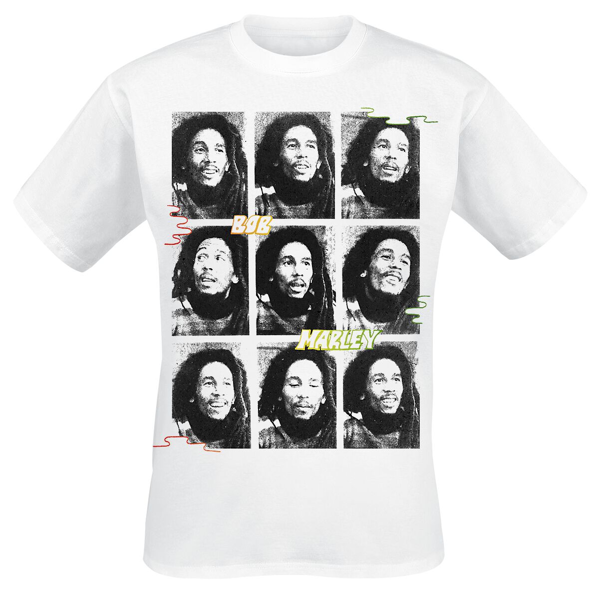 Photo Collage | Bob Marley T-Shirt Manches courtes