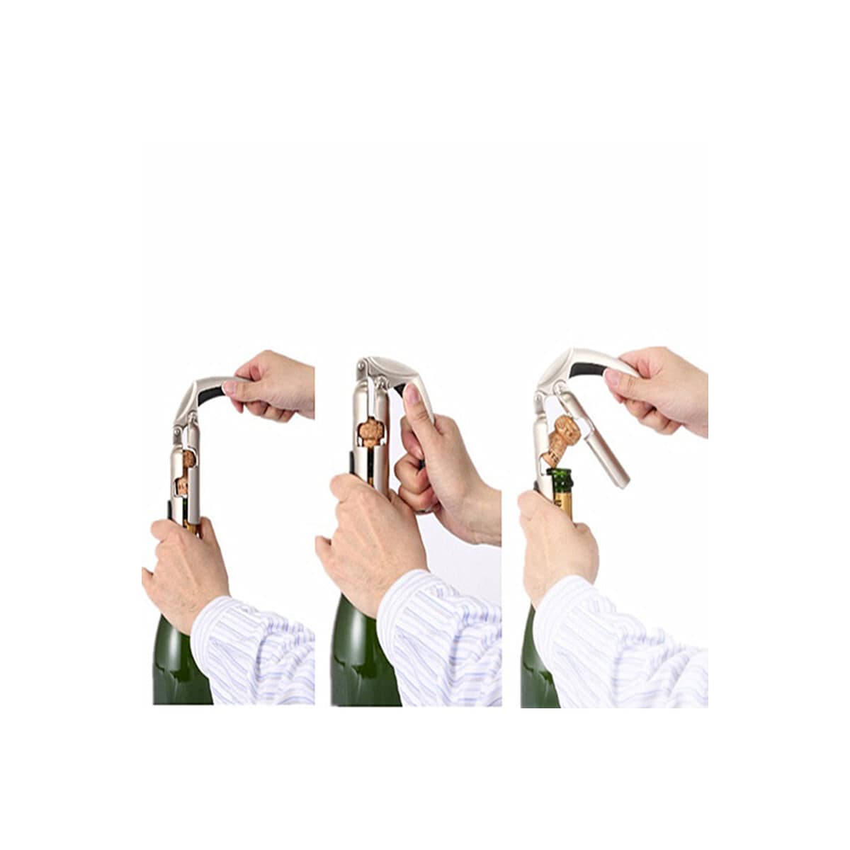 Champagneflaske-åpner Sølv