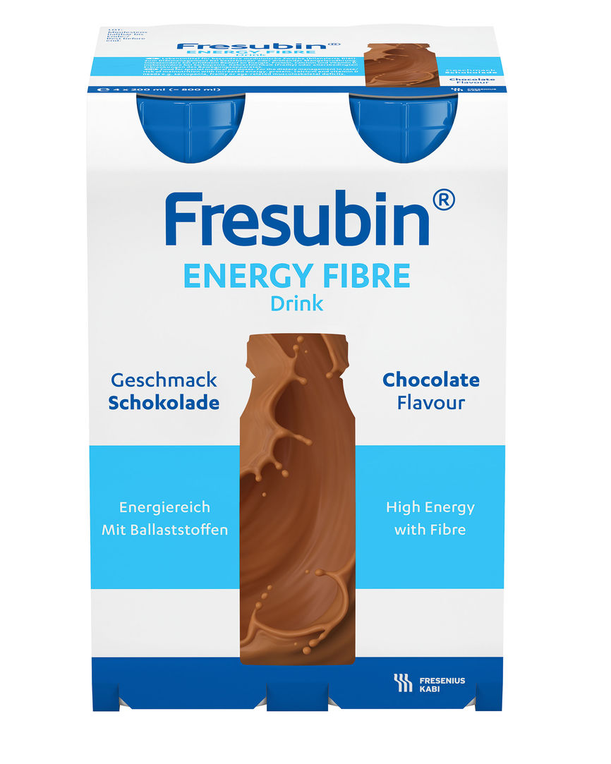 Fresubin Energy Fibre Drink Sjokolade 4x200 ml
