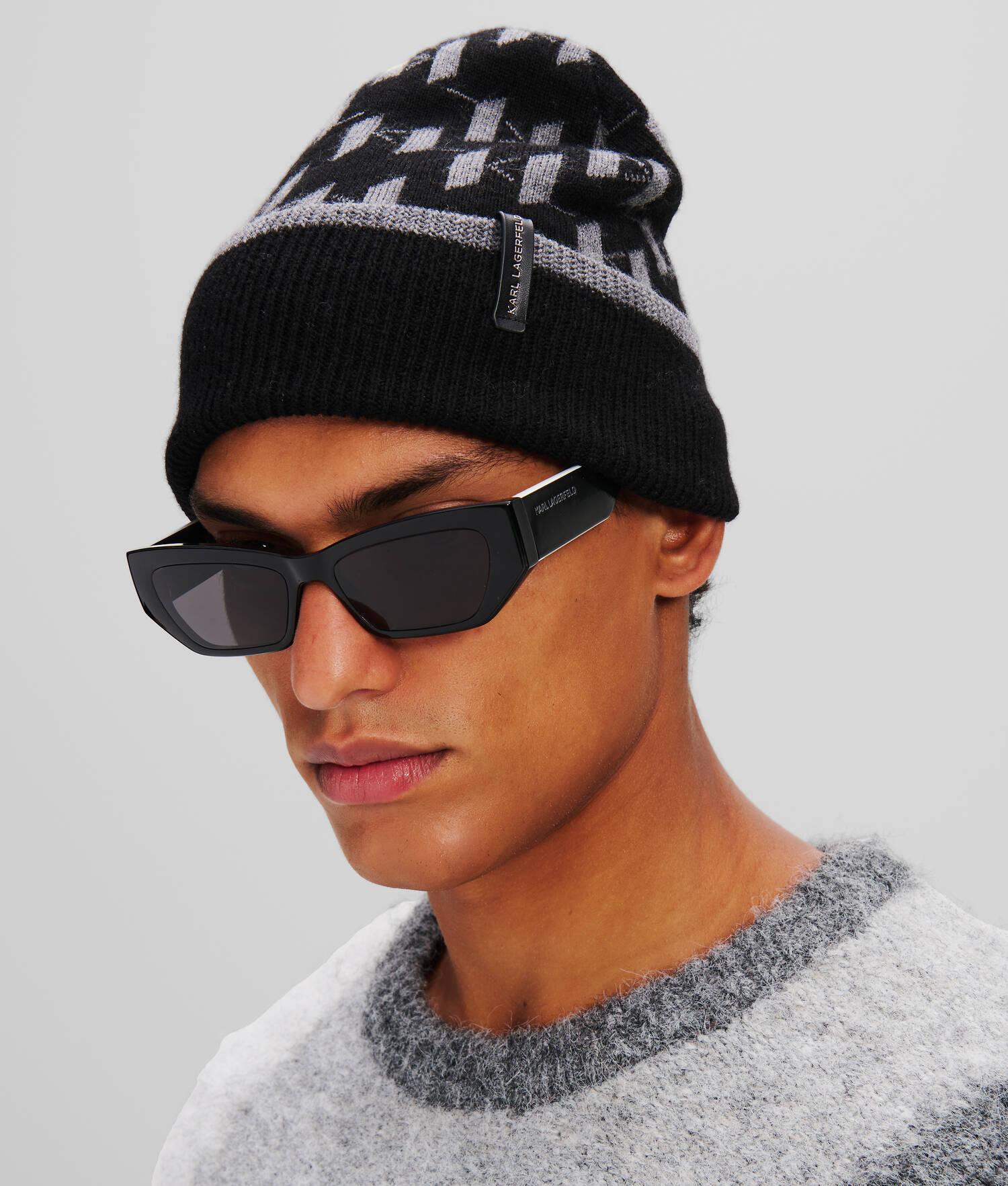 BONNET K/MONOGRAM - Noir