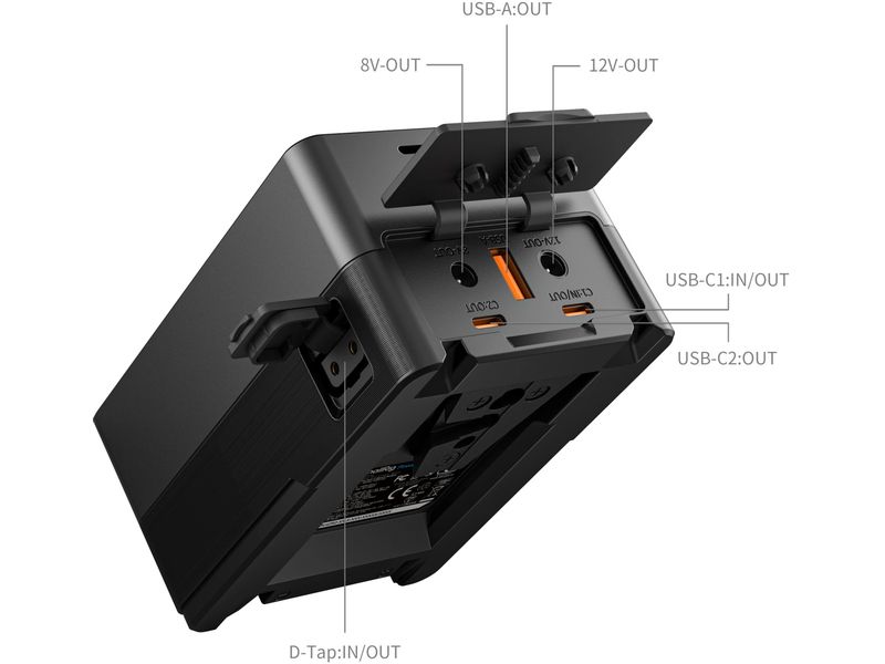 Smallrig Videokamera-Akku VB99 Pro Kit V-Mount-Akkuplatte V-Mount-Akku