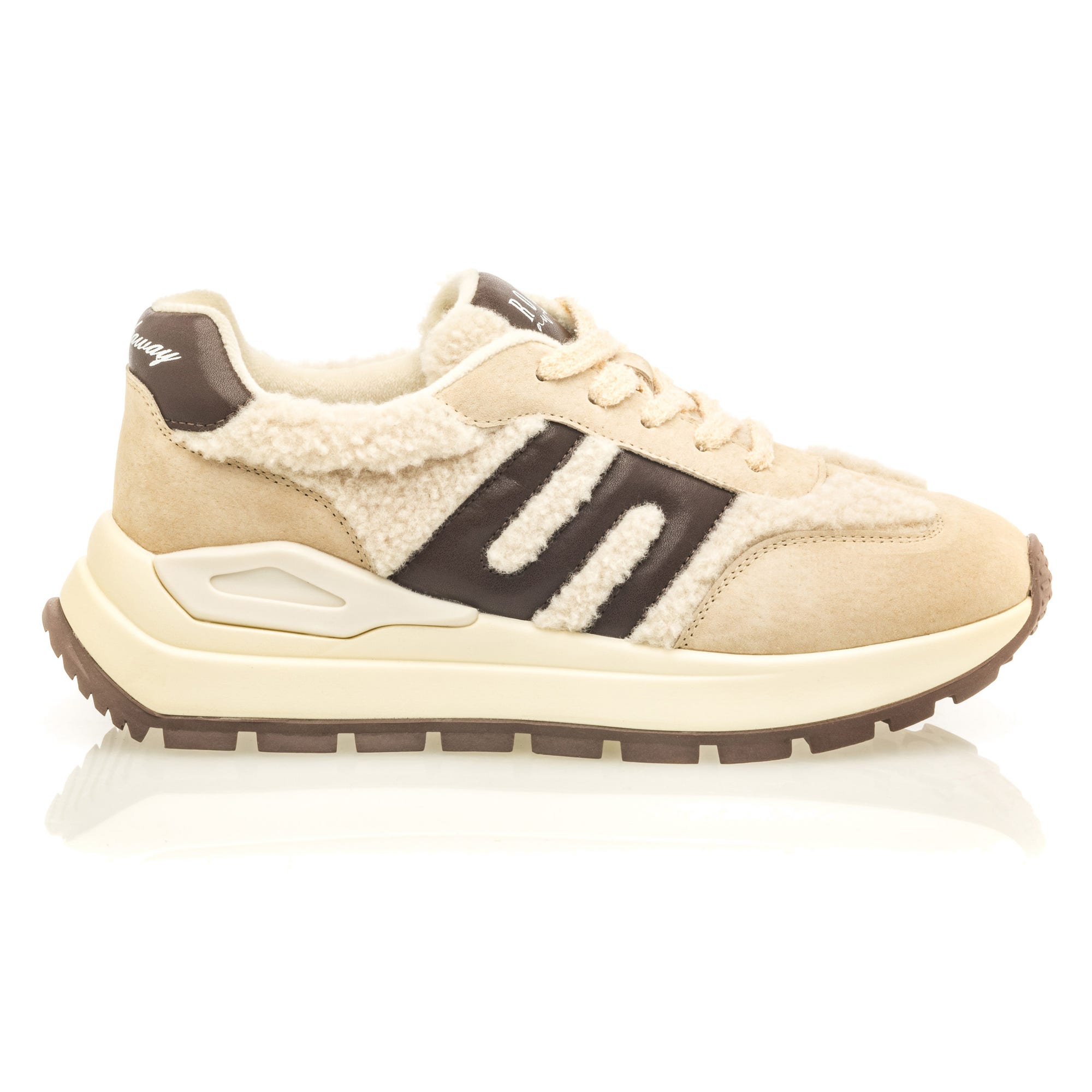 Baskets basses Femme beige