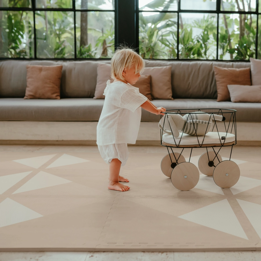 toddlekind Prettier Puzzle Spielmatte Kyte Mocha 120 x 180 cm