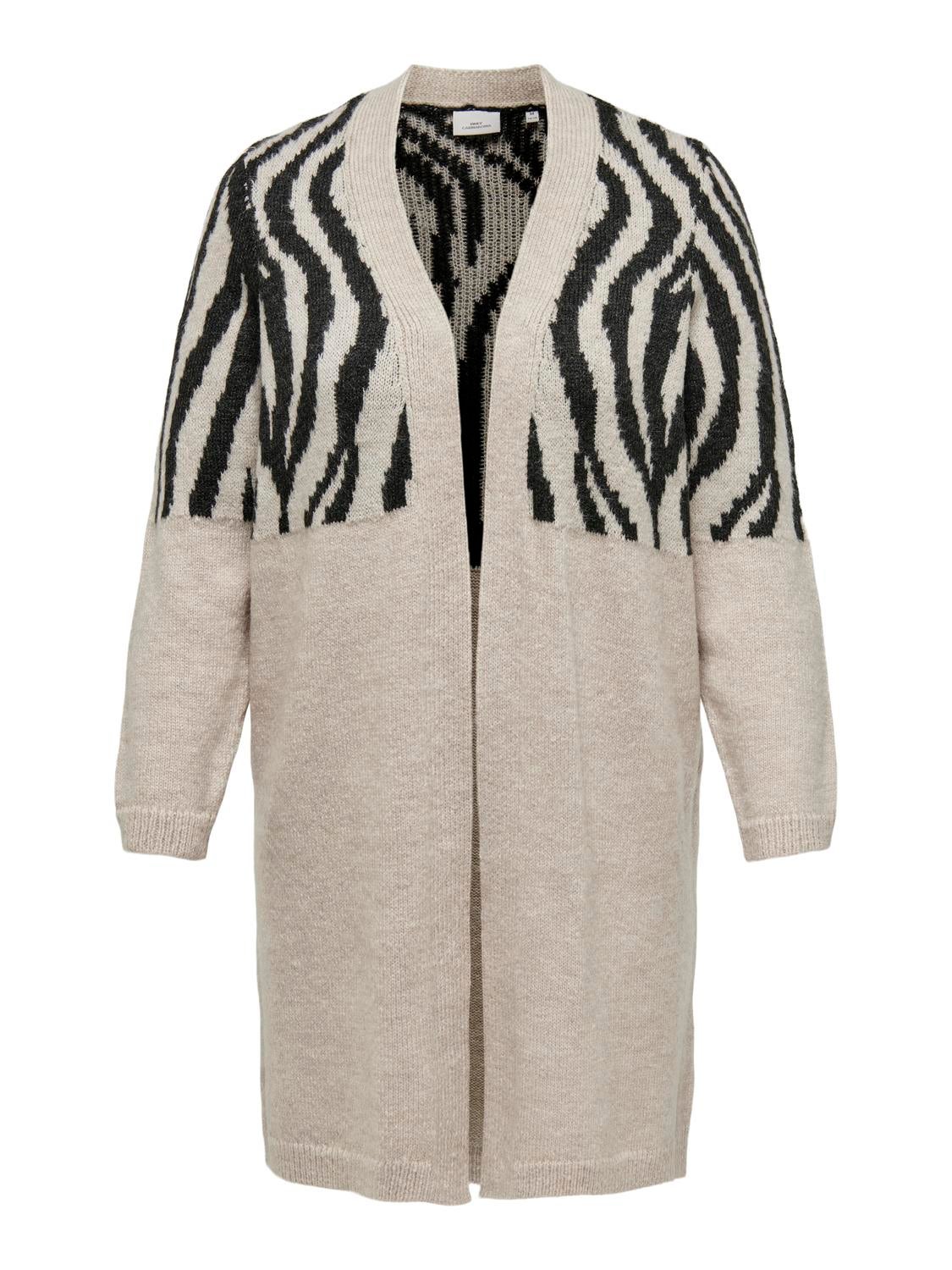 CARJADE Strickjacke Whitecap Gray