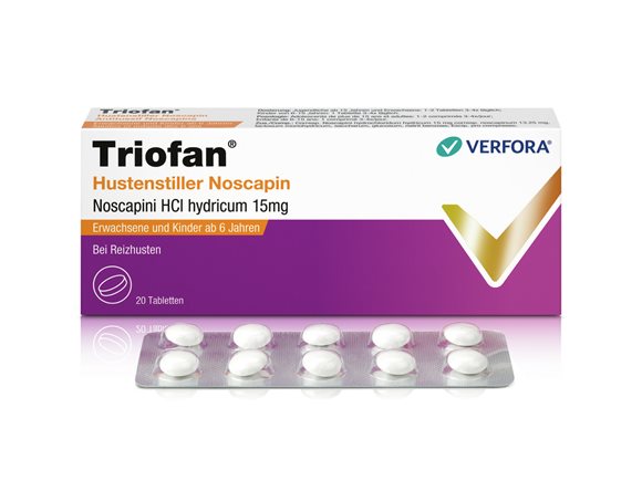 TRIOFAN Hustenstiller Noscapin Tabl Blist 20 Stk