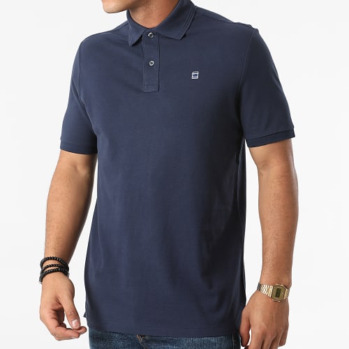 Polo Manches Courtes Dunda D08513-5864 Bleu Marine
