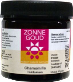Zonnegoud Chamomilla huidbalsem 50g