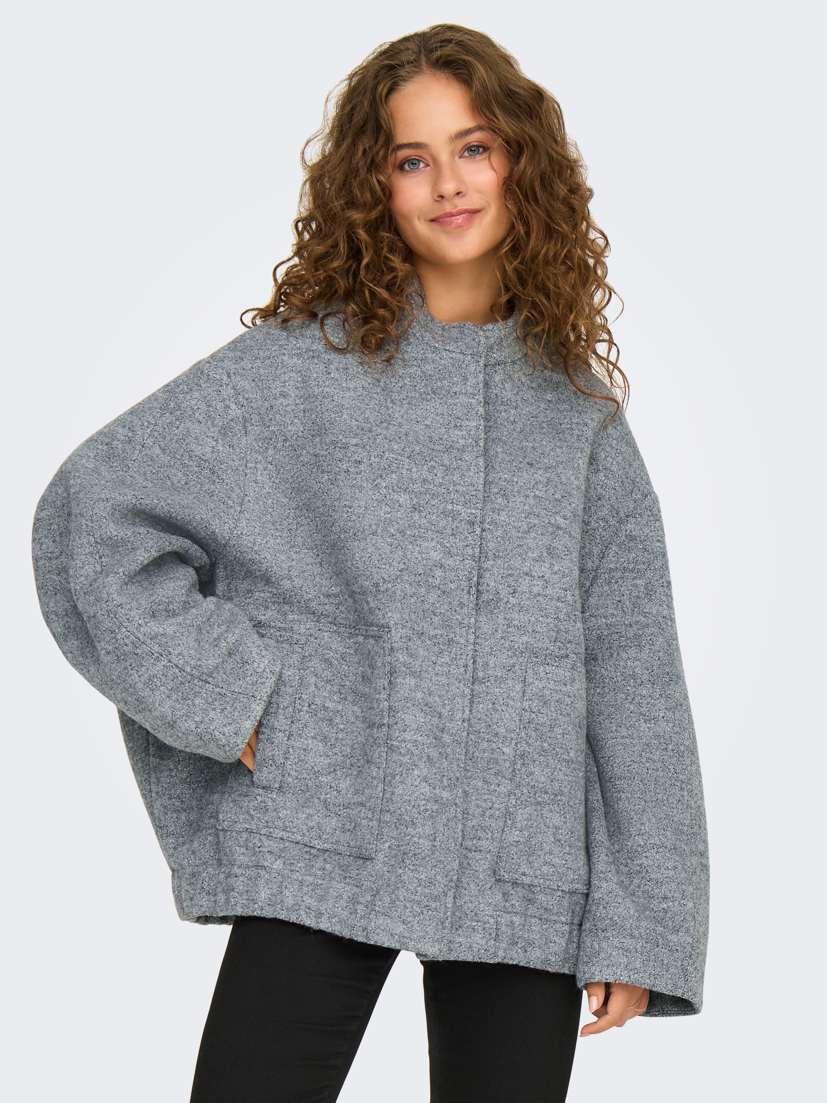 ONLQUINN Blousonjacke Medium Grey Melange