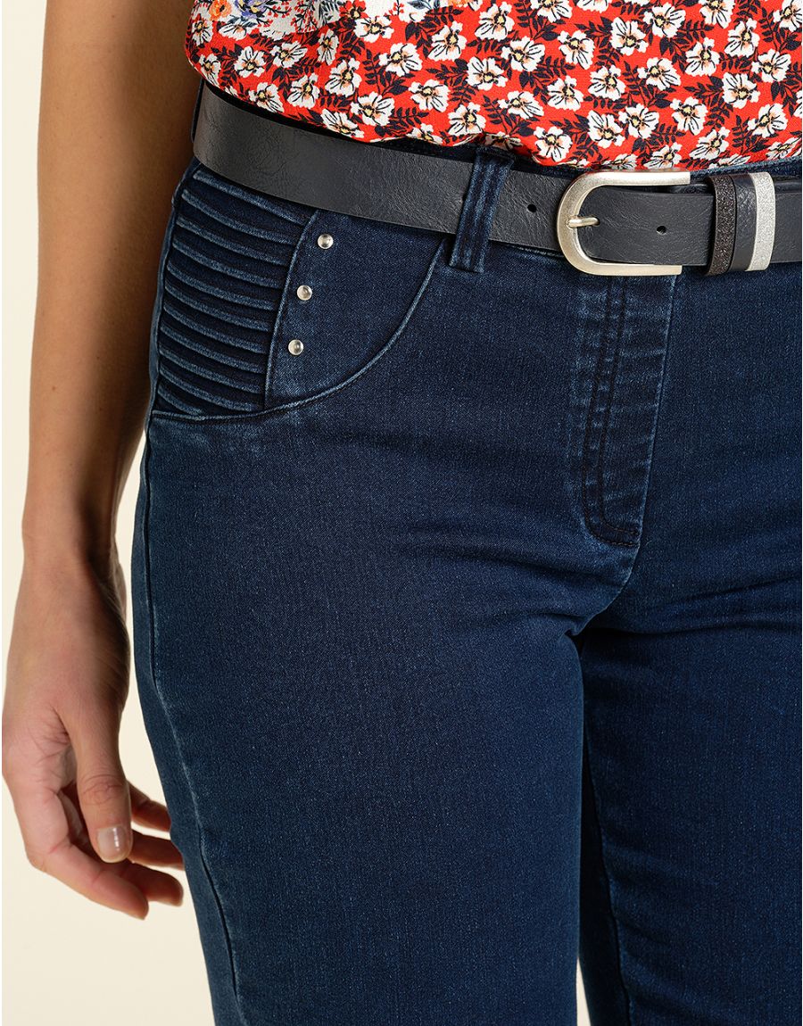 Jean slim jegging brut