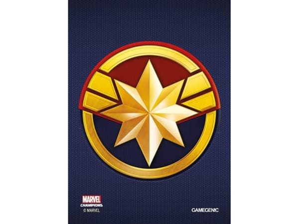 GameGenic Sleeves Marvel Champions Captain Marvel