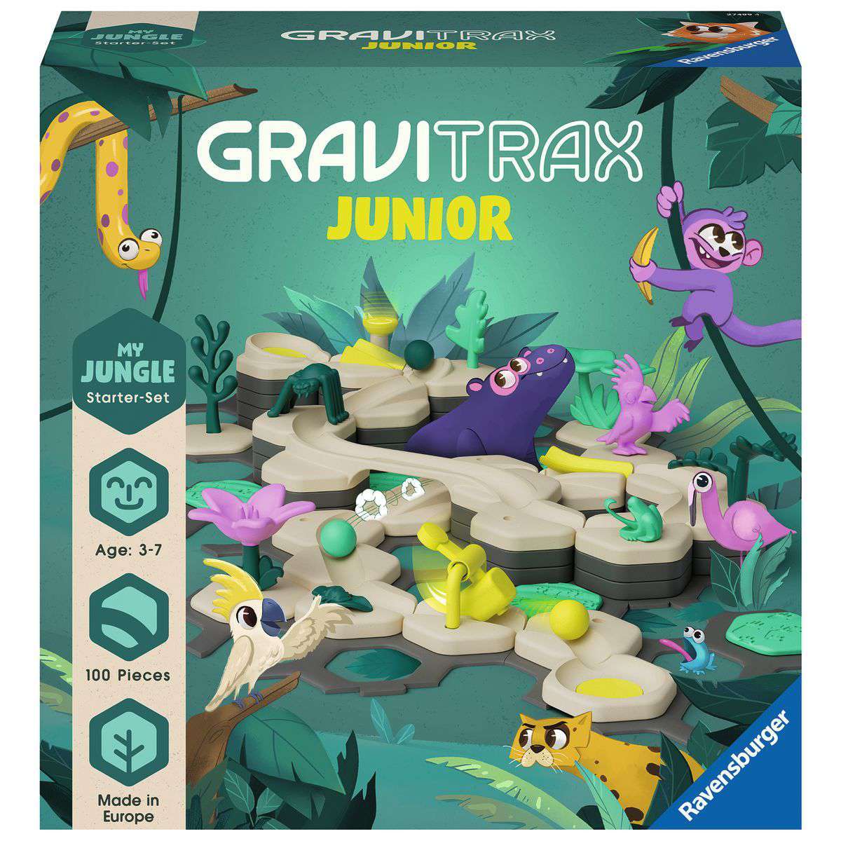 Ravensburger Spiel GraviTrax Junior Starter-Set L Jungle