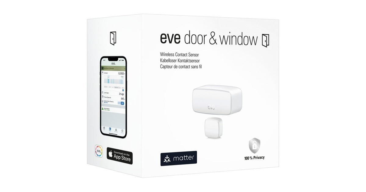 eveDoor & Window (Matter) openingsmelder  (BLE, Thread)