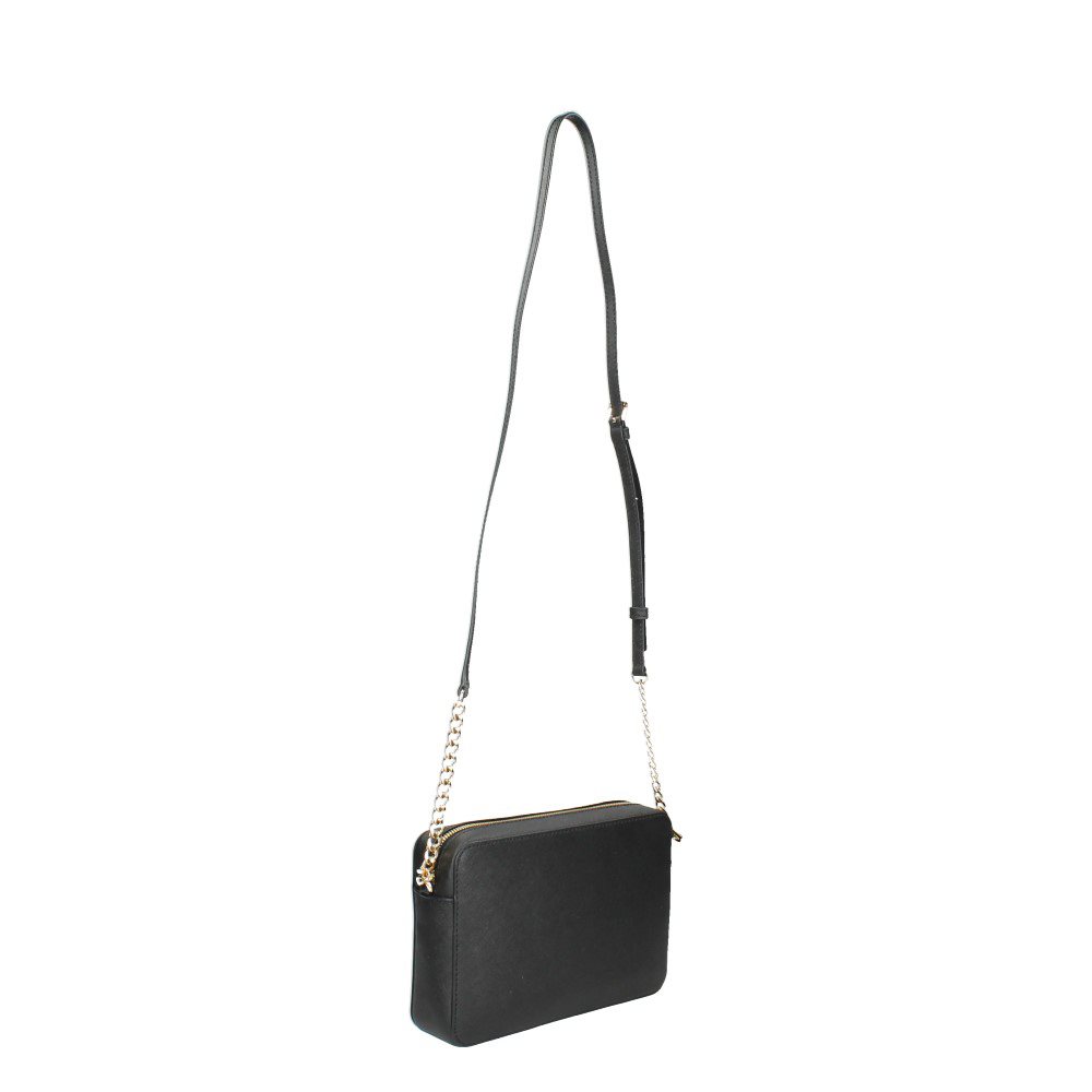 Michael Kors Jet Set Lg Crossbody Golden Chain Bag black