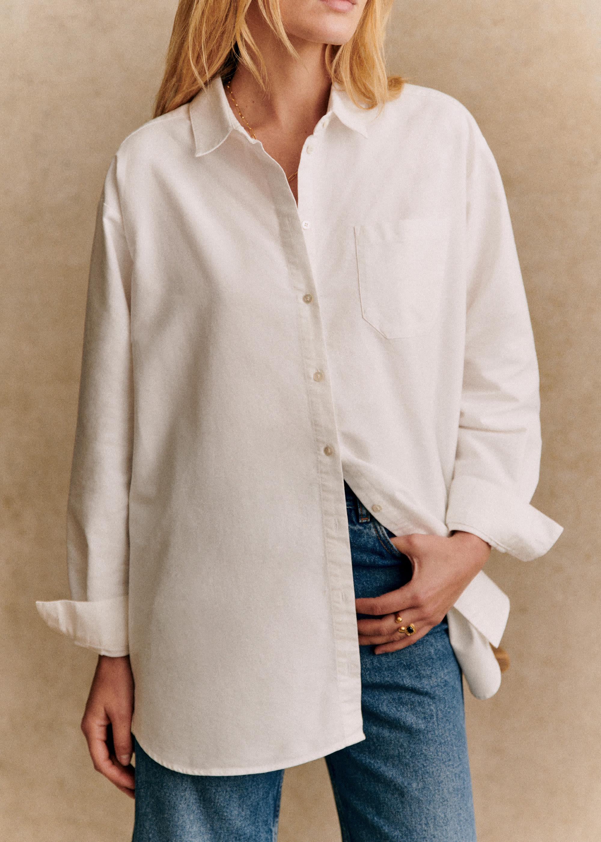 Chemise Max - Blanc Casual - E-SHOP/CHEMISES & BLOUSES 5905232