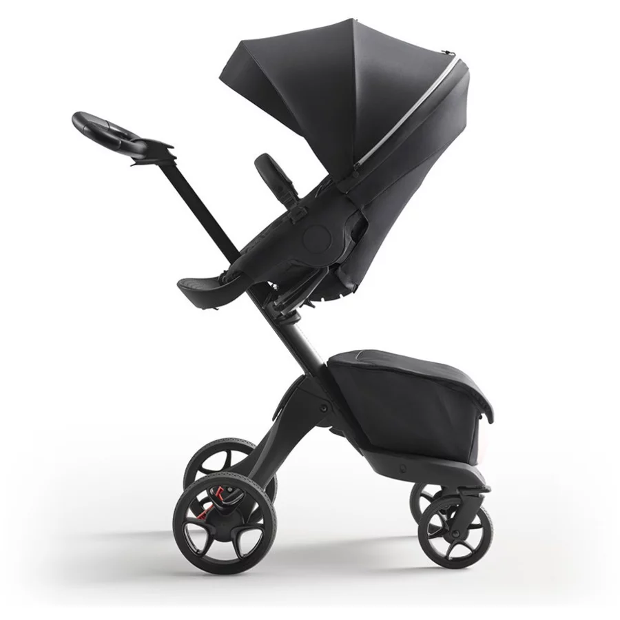 STOKKE® Kombikinderwagen Xplory® X inklusive Tragewanne Rich Black