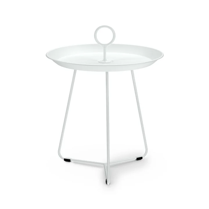 HOUE - EYELET Beistelltisch, Ø 45 cm, weiss