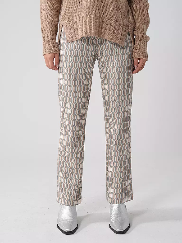 RAFFAELLO ROSSI Hose Flared Fit 7/8 MACY creme