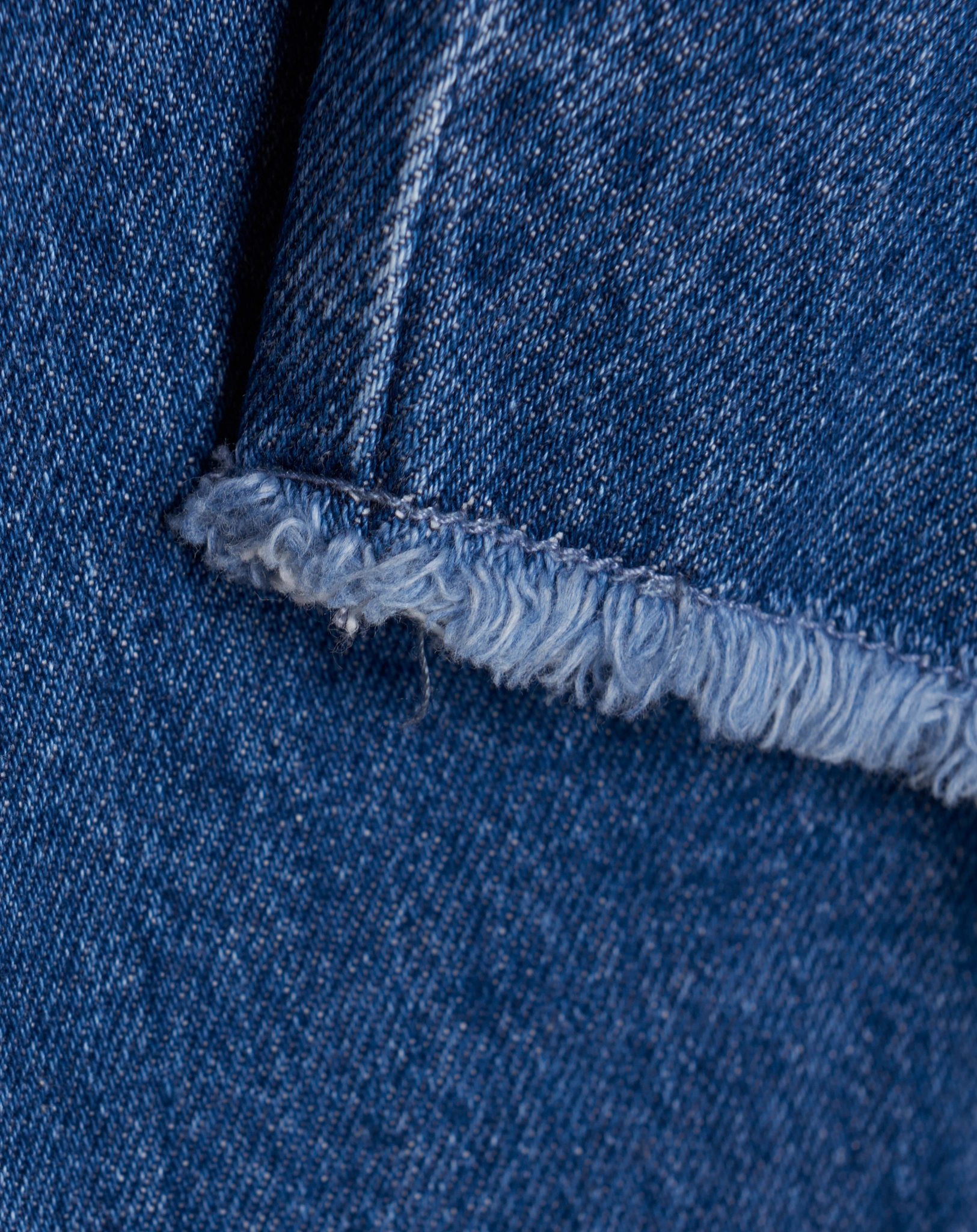 Jeanshose FRINGE in blue denim