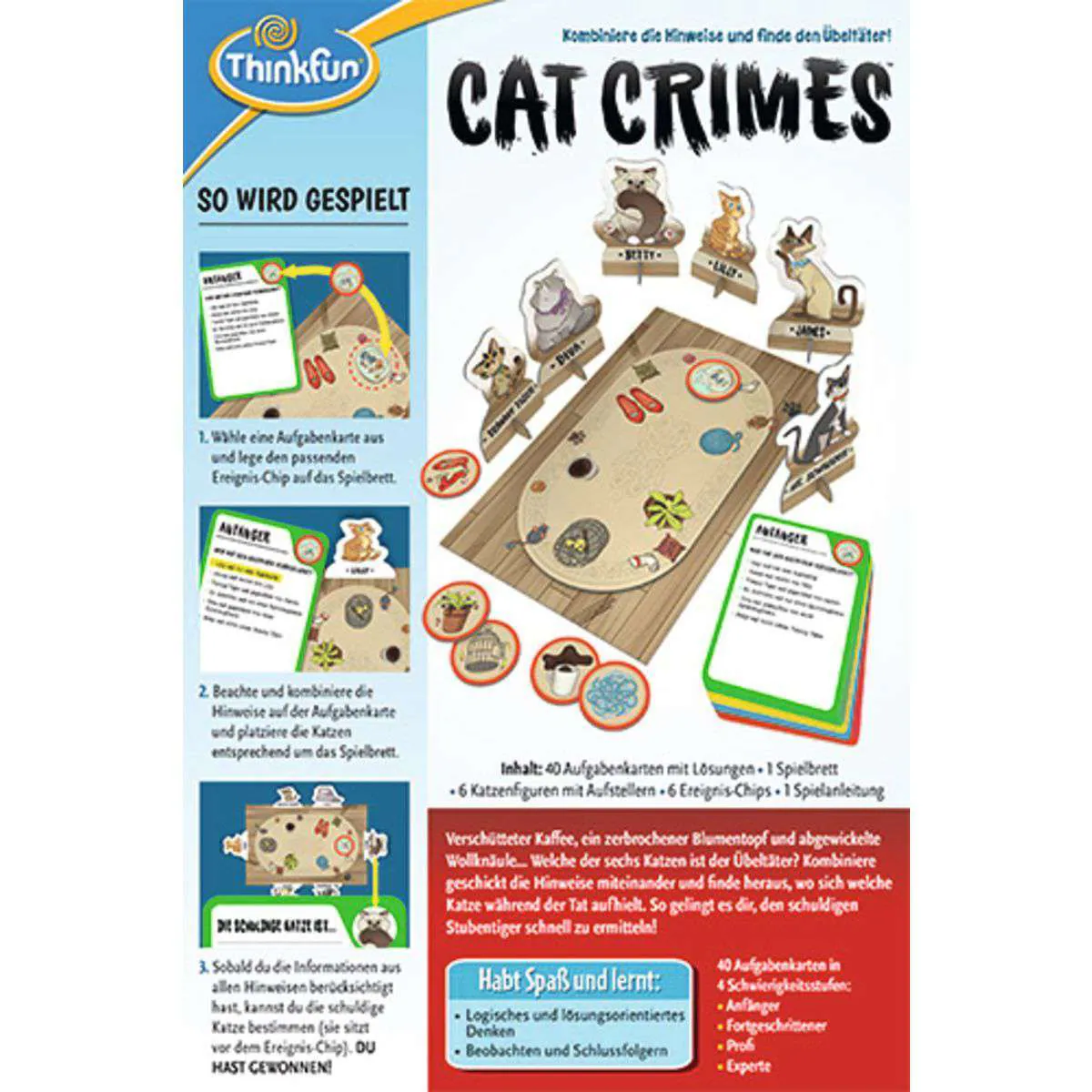 Thinkfun Spiel Cat Crimes