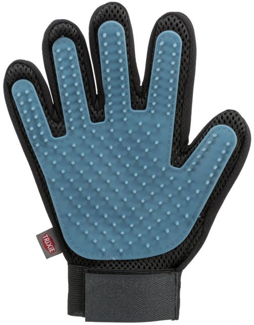 Trixie Verzorgings Handschoen - Hondenvachtverzorging - 16x24 cm Blauw