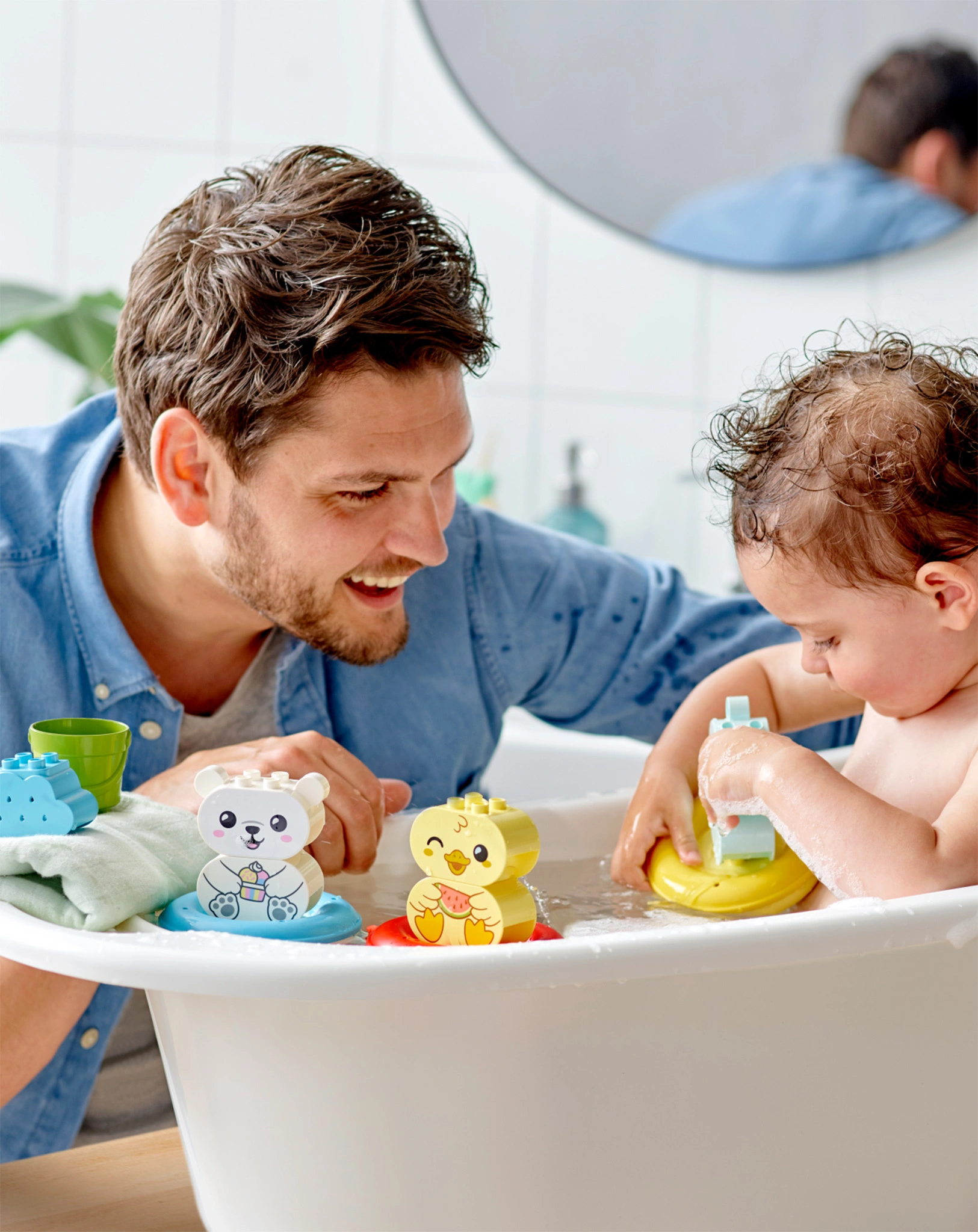 LEGO® DUPLO 10965 Badewannenspaß: Schwimmender Tierzug