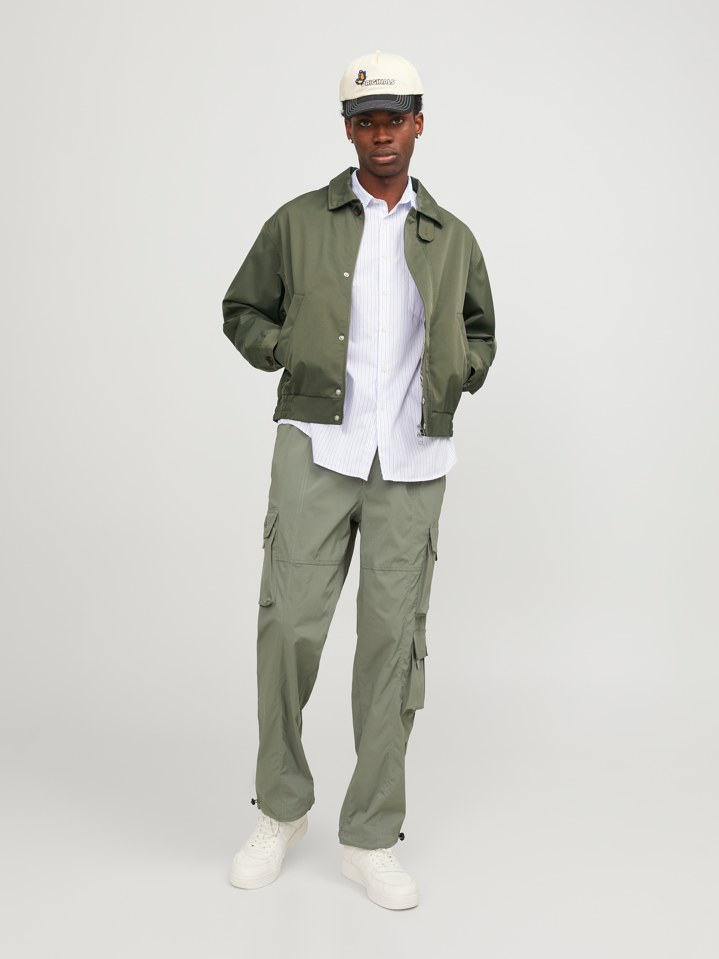Jack & Jones Outdoorjacke »JORSANTORINI HARRINGTON JACKET SN«