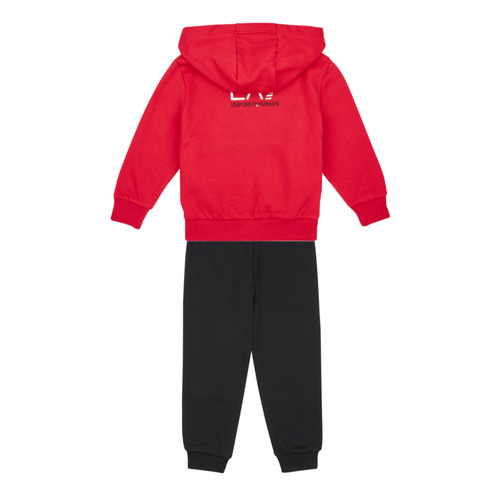Emporio Armani EA7 - VISIBILITY TRACKSUIT - Noir / Rouge