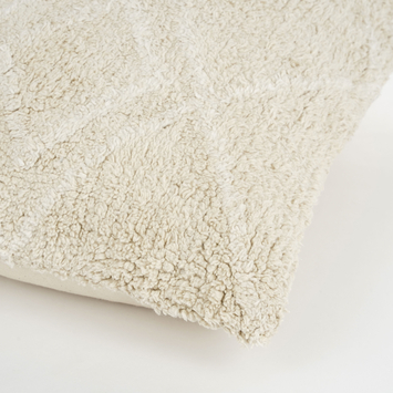Kussen crème 45x45x10 cm