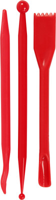 Modellérpinde - L 14,5 CM - Rød - 3 Stk