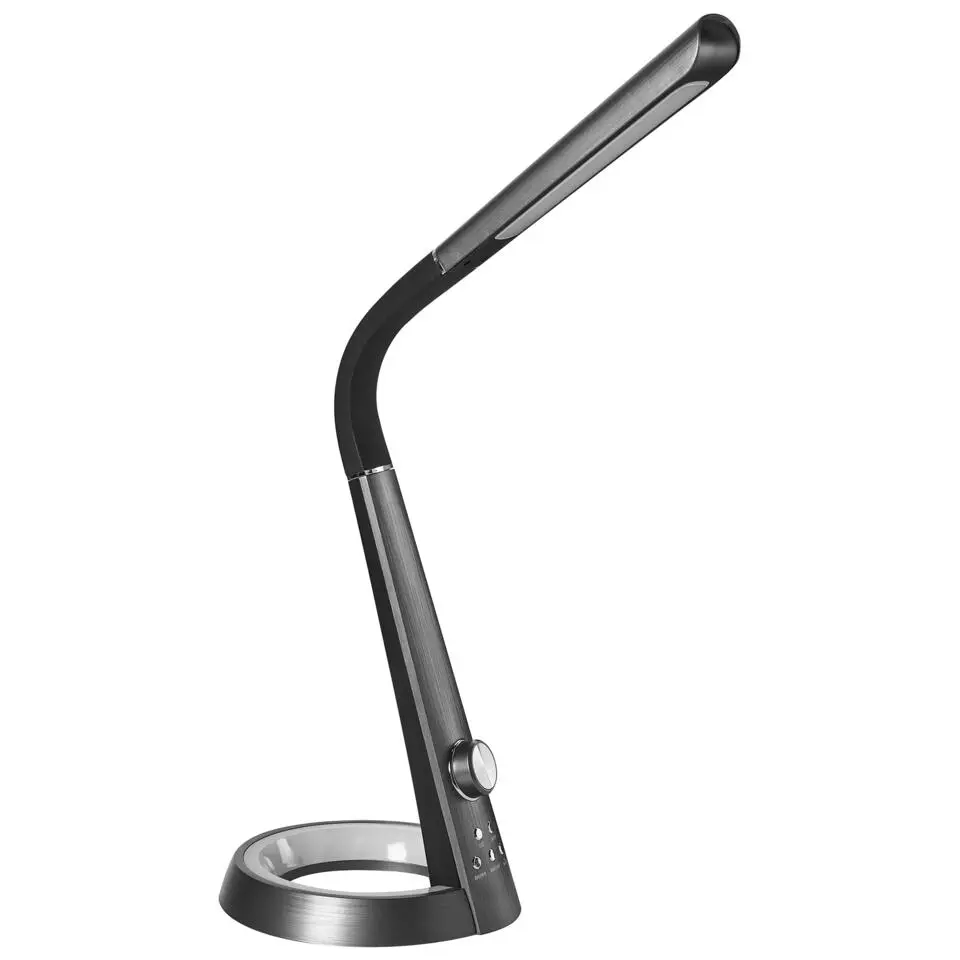 CANOPUS - Bureaulamp LED - Zwart - Synthetisch materiaal