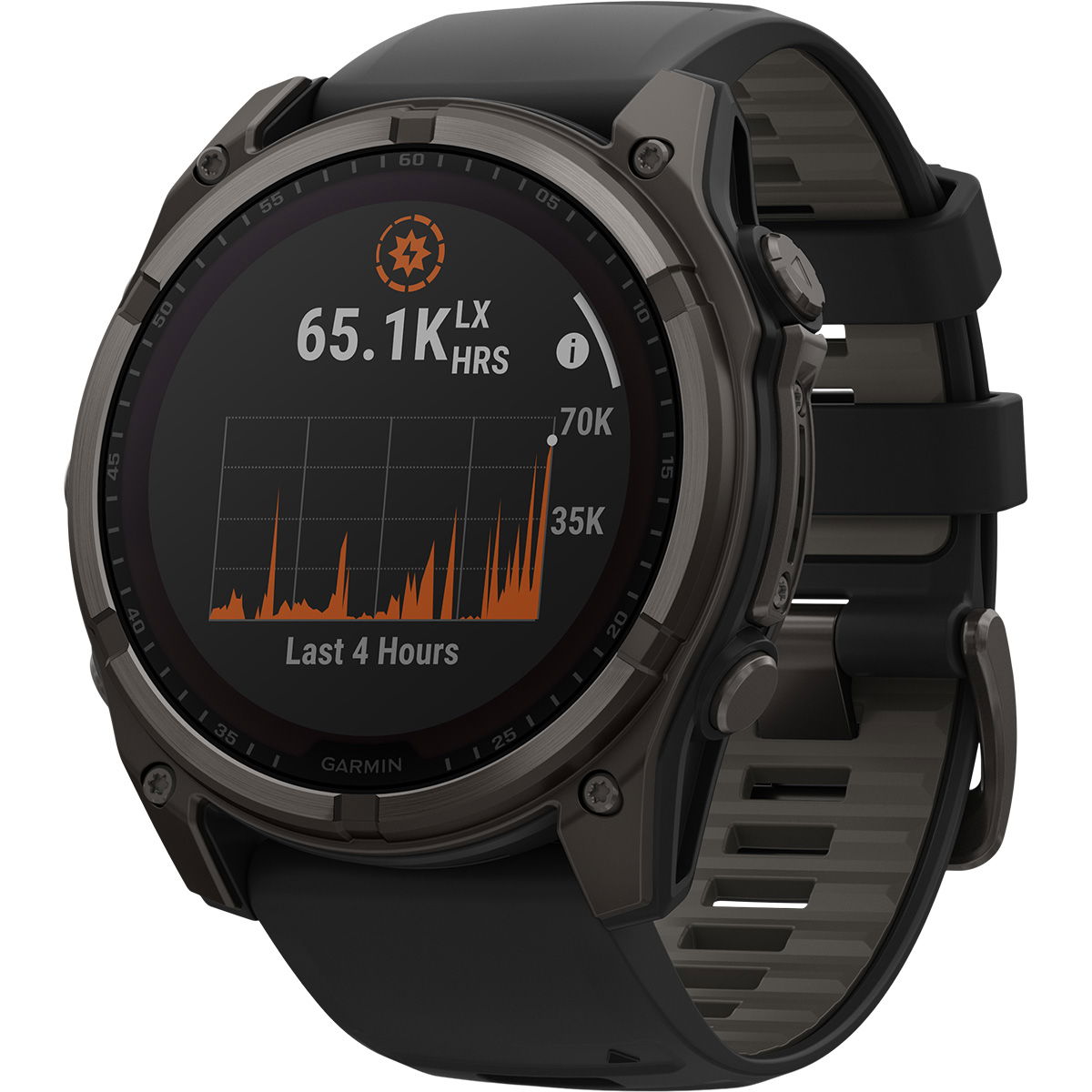 Garmin Fenix 8 - 51 mm Sapphire Solar GPS Pulsur