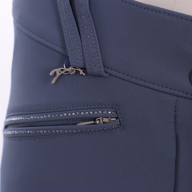 Rijbroek Pénélope Rocky Stone Knie Grip Blauw