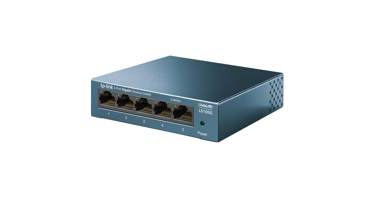 TP-LinkLiteWave LS105G switch  (Blauw)