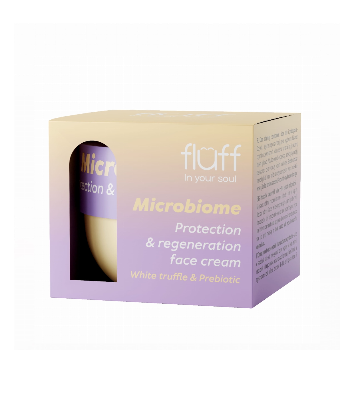 Fluff - *In Your Soul* - Creme facial com extrato de trufa branca e prebióticos
