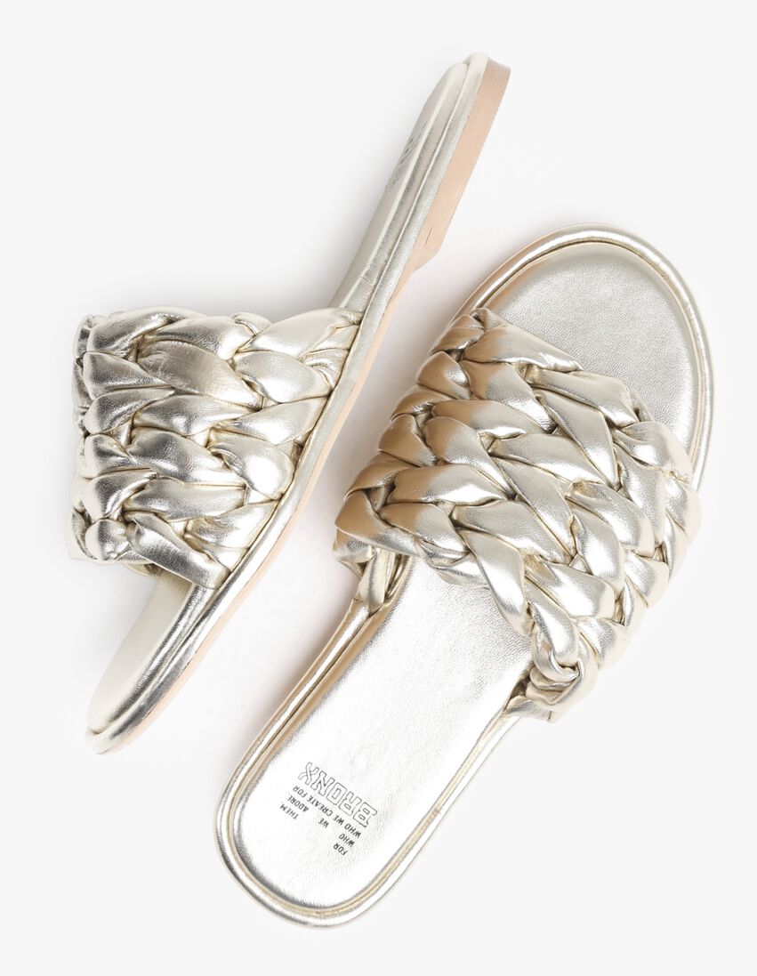 BRONX gouden bronx slippers delan-y 8520-m