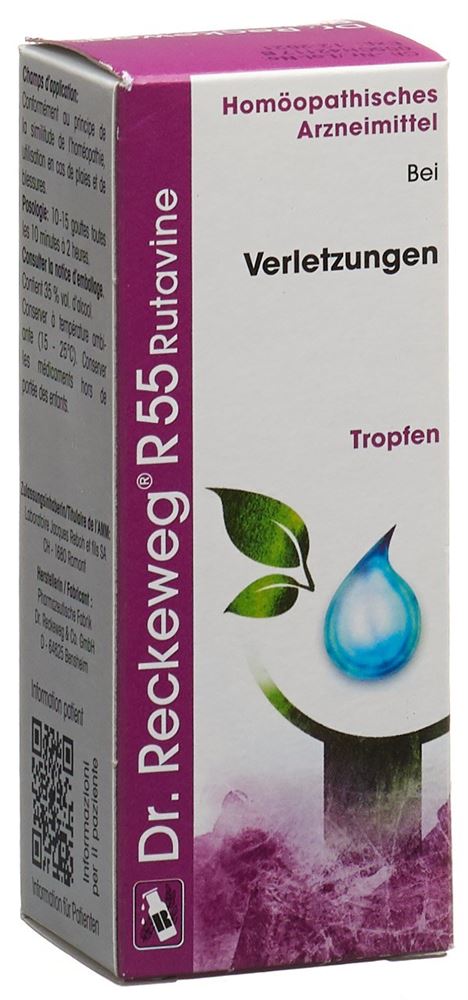 RECKEWEG R55 Rutavine<br>50 ml, Flasche, Tropfen zum Einnehmen, Flüssigkeit