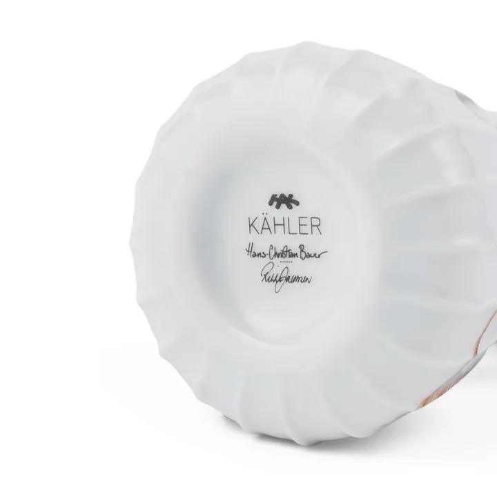 Kähler Design - Hammershøi Christmas 2024, Schneefrau, H 9 cm, weiss (hängend)