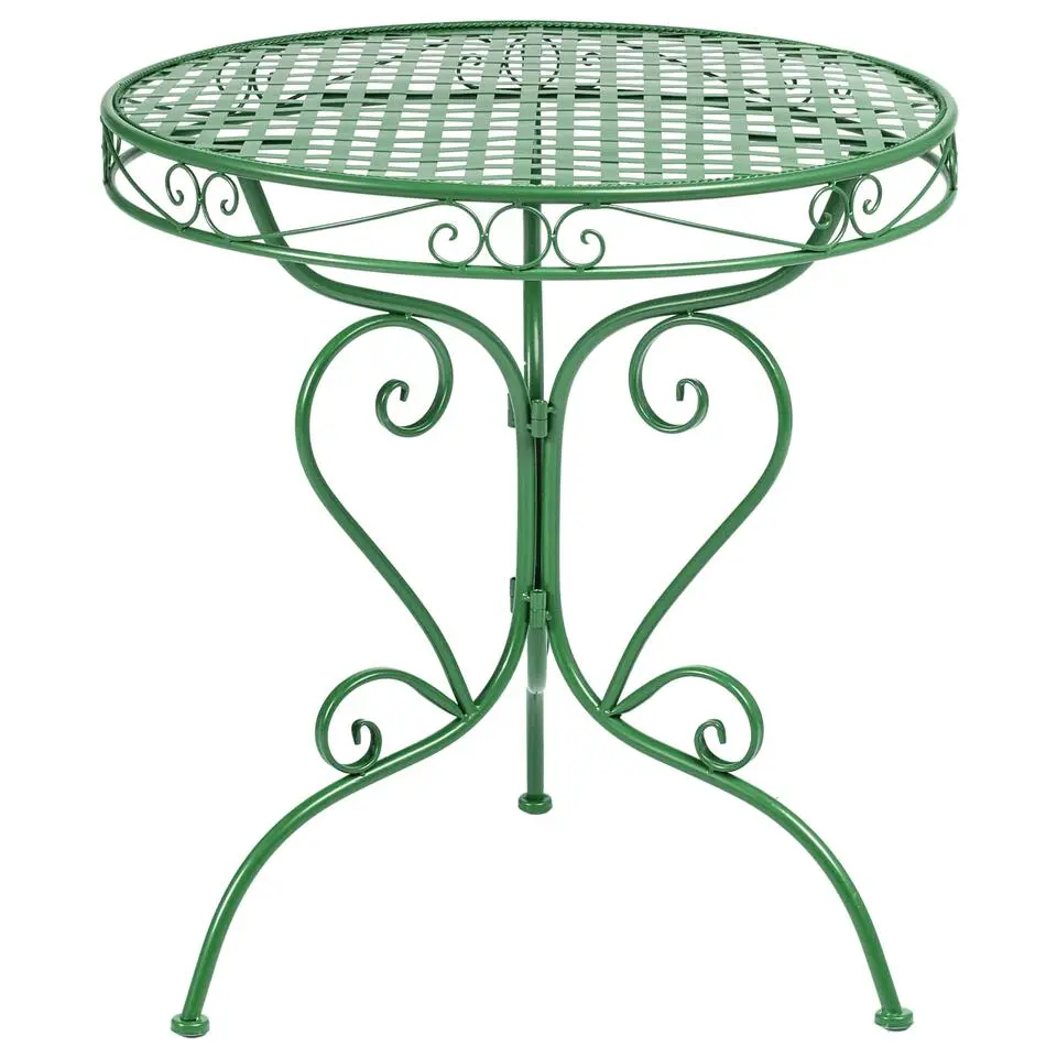 ALBINIA - Tuintafel - Groen - 70 x 70 cm - IJzer