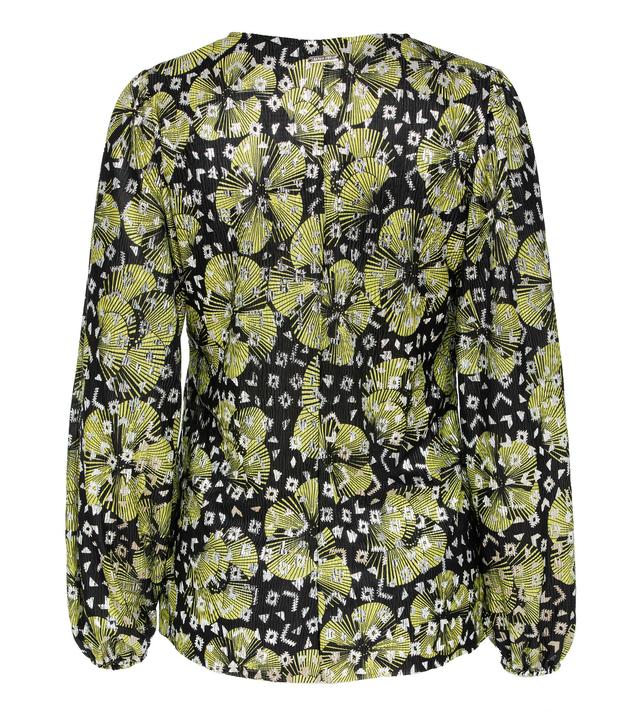 Plissee Bluse Silver