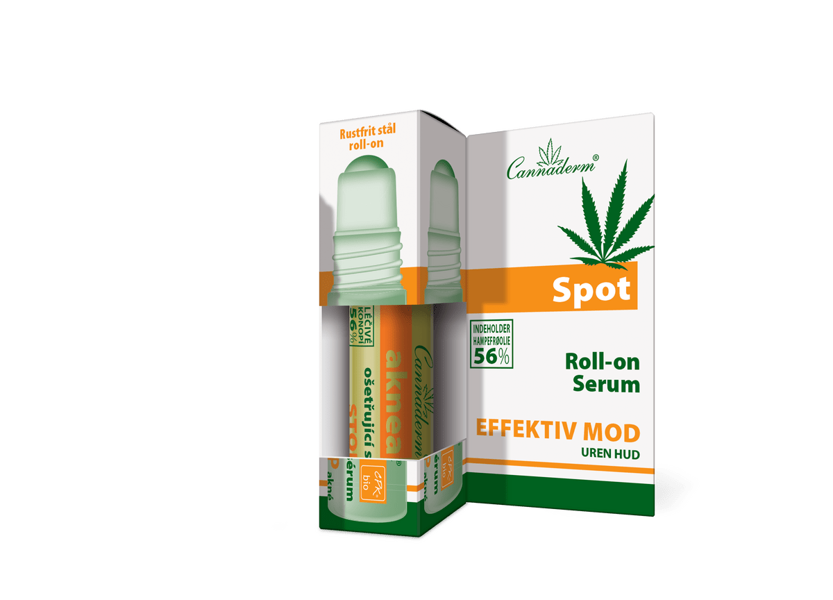 Cannaderm Spot Serum Roll On uren hud - 5 ml.