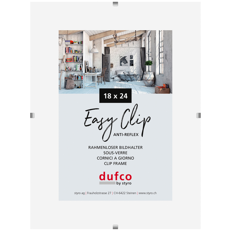 Dufco Bilderrahmen EasyClip, 18 x 24 cm