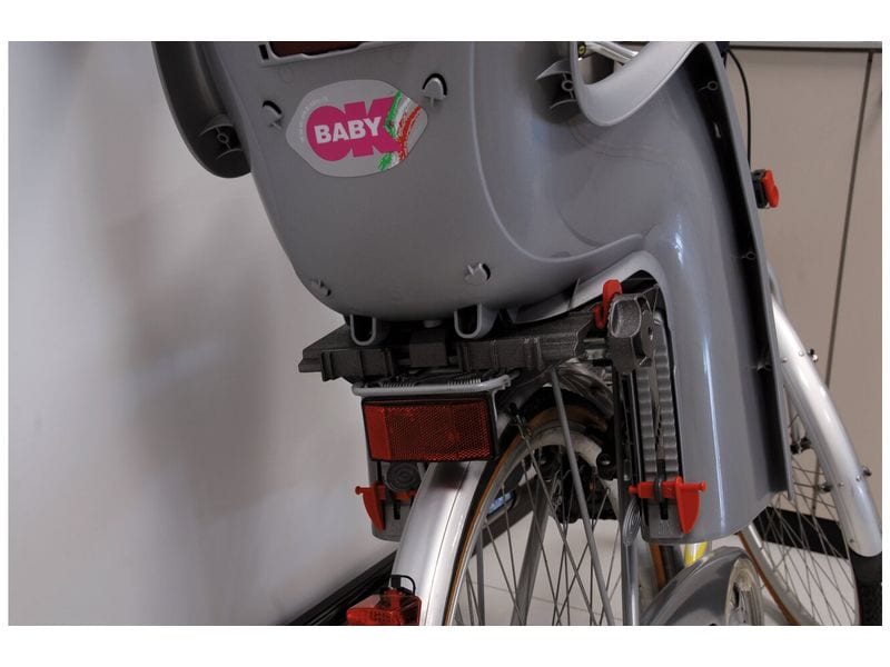 Ok Baby Zusatzhalterung Gepäckträger Adapter Schwarz Trägersystem für Kindersitzen
