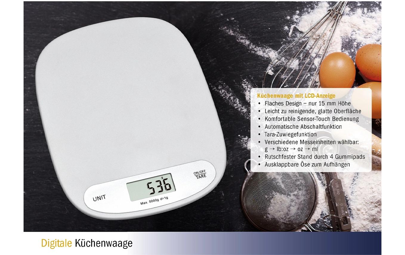 Küchenwaage Digital WeissDigitale Waage für die Küche