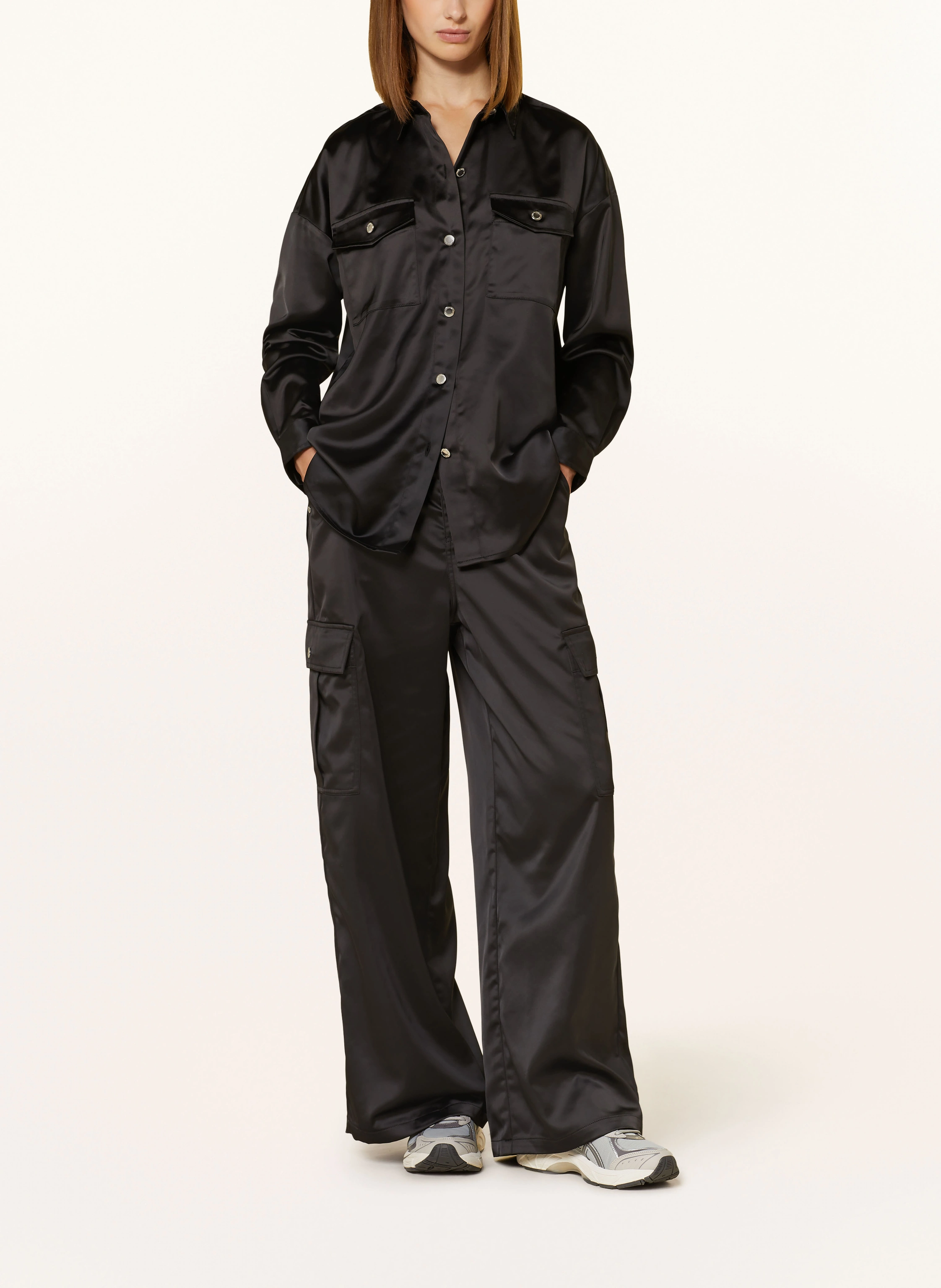BARBOUR INTERNATIONAL Hemdbluse DELLA aus Satin