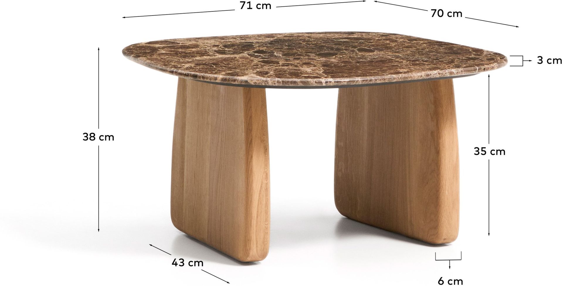 Kave Home   Pirita Bijzettafel