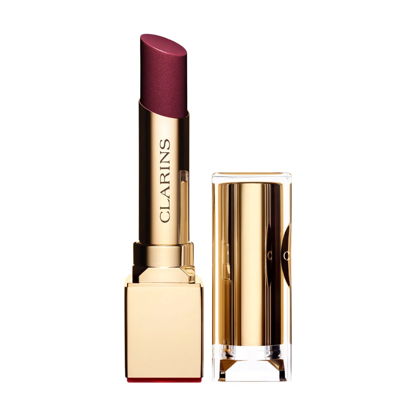 Clarins Rouge Eclat Lipstick06 True Aubergine