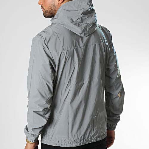 Veste Zippée Capuche Moralez SXG13654 Gris Réfléchissant