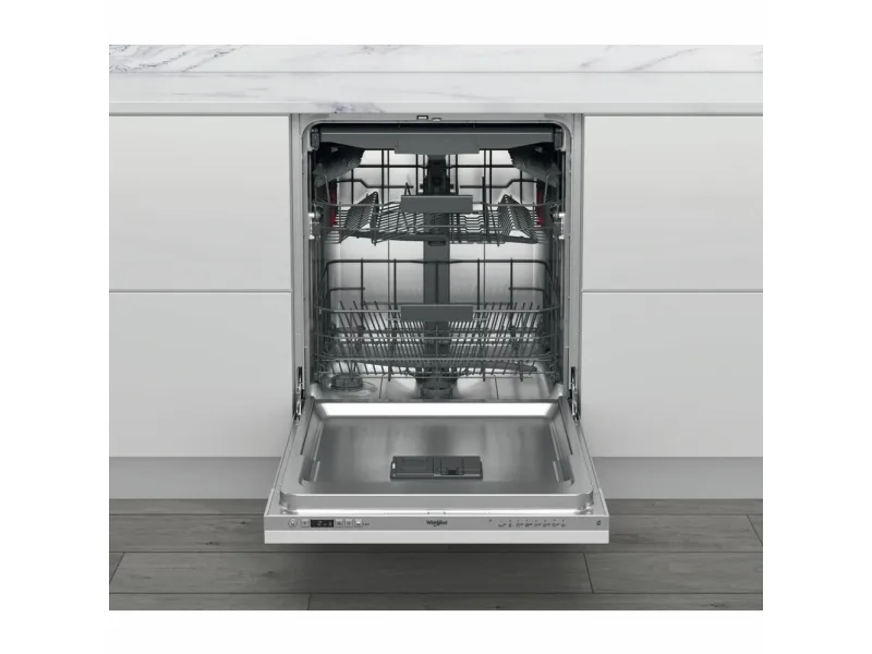 WHIRLPOOL WIC 3C26 F - Opvaskemaskine - Sølv