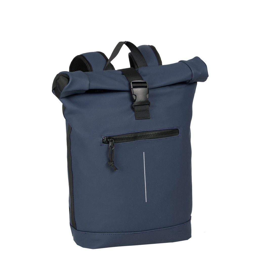 New Rebels Mart New York Rolltop Backpack Navy