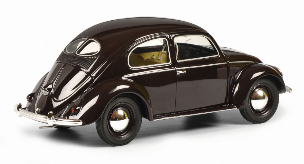 Schuco VW Brezelkäfer dunkelrot 1:18